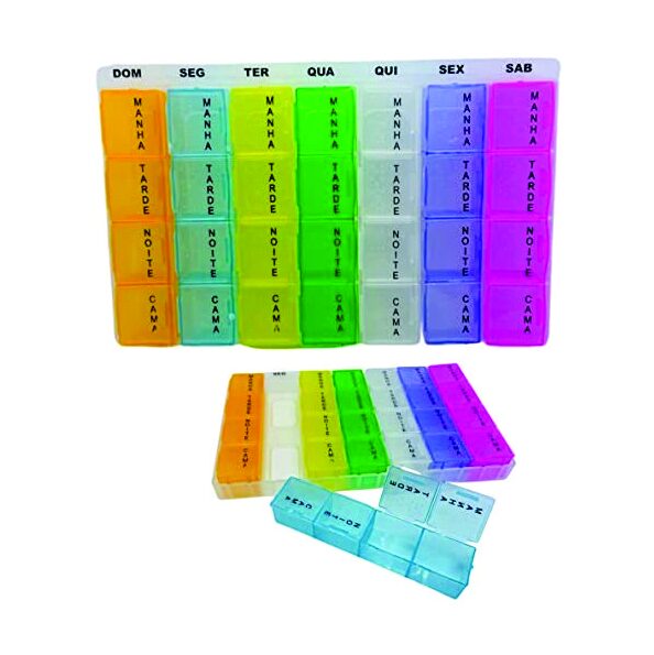 Porta comprimidos semanal