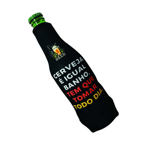 Porta Garrafa Long Neck Térmico De Neoprene