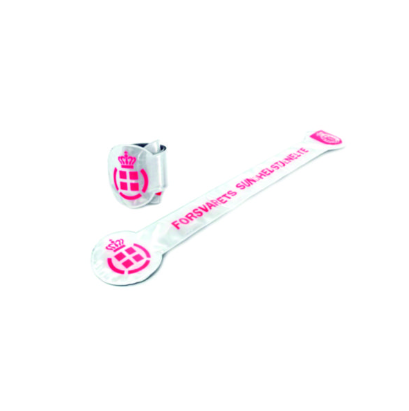 Pulseira bate-enrola de silicone