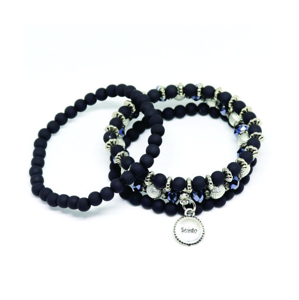 Pulseira de borracha Bolinhas