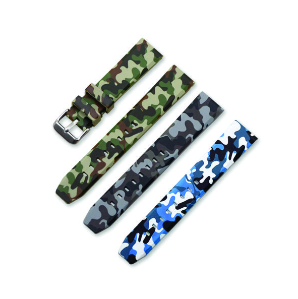 Pulseira de Borracha Camuflada