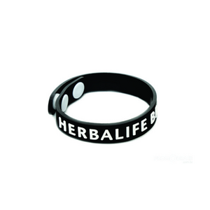 Pulseira de silicone com fecho de pressão ajustável