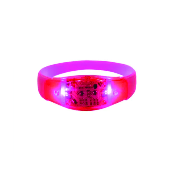 Pulseira de silicone com LED