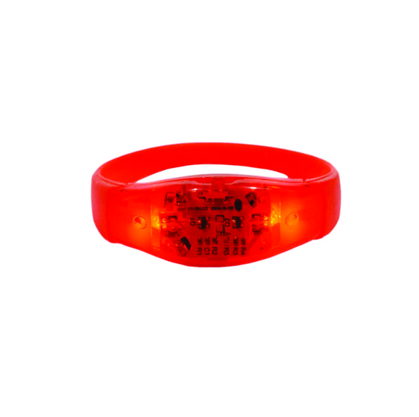 Pulseira em Nylon com LED Ativada por controle remoto