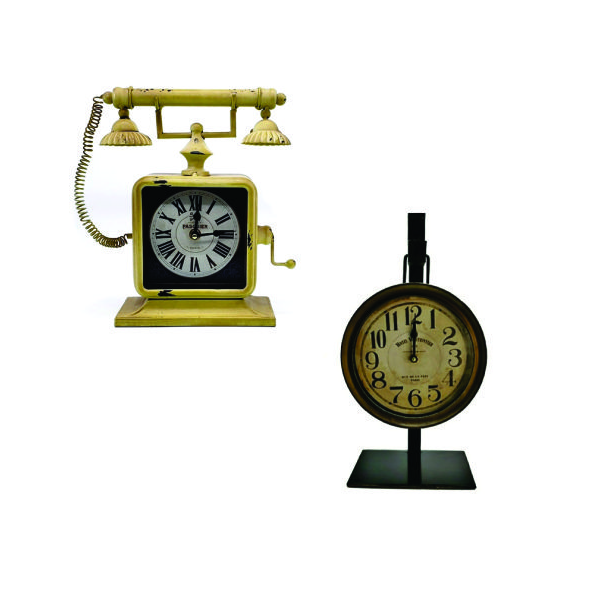 Relógio de mesa retrô