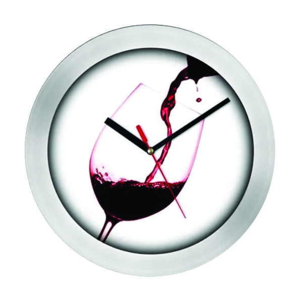 Relógio de Parede Vinho