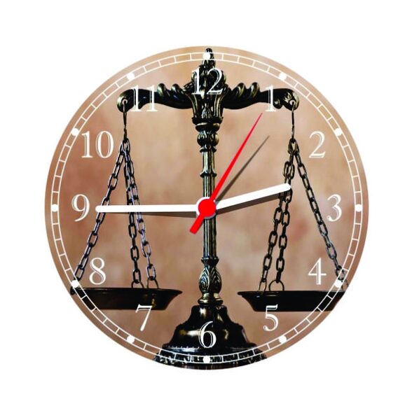 Relógio Parede Escritório Advocacia Direito