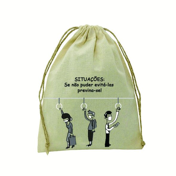 Saco de Algodão Cru – Campanha de Prevenção