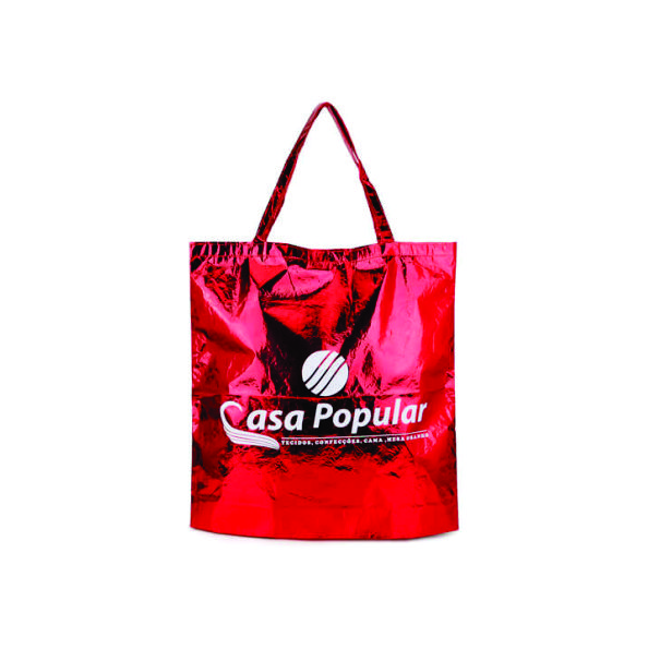 Sacola Bolsa Tnt Metalizado Com Gravação