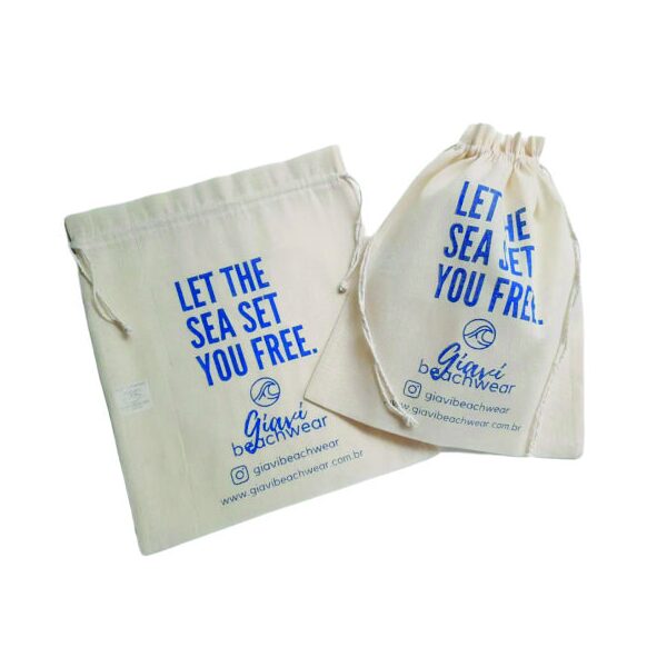 Sacola de Algodão Cru Personalizada