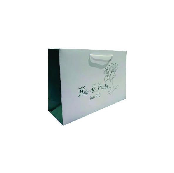 Sacola De Papel Personalizada Kit Loja 100 unidades