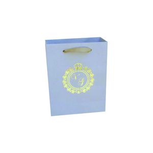 Sacola De Papel Personalizada Logo Metalizada
