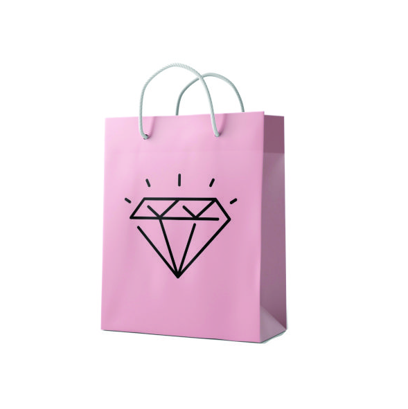 Sacola Papel Personalizada Preta 25x33x12