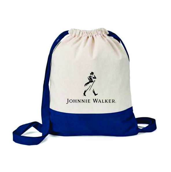 Sacola Tipo Mochila de Algodão Personalizada