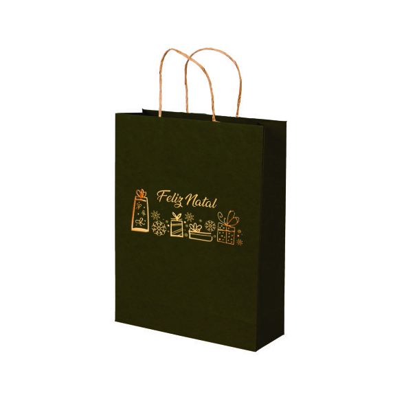 Sacolas de Natal Verde