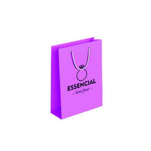 Sacolas de Papel Para Bijuterias Personalizada 10x15x4