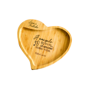 Saleiro Coração Personalizado