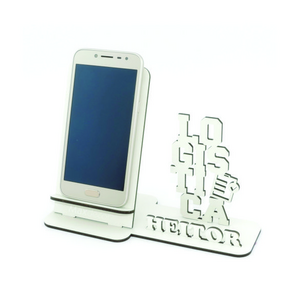 Suporte de mesa para celular personalizado