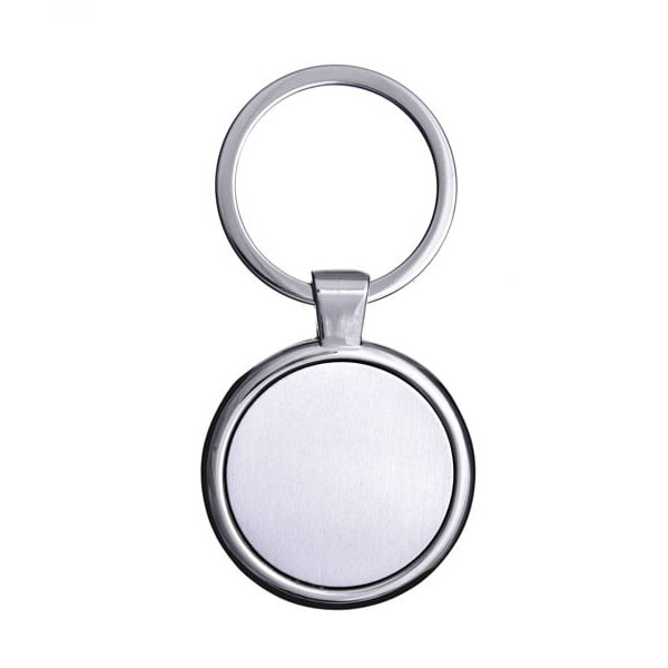 Chaveiro de metal redondo personalizado