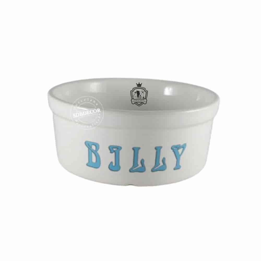 Comedouro Pet de Ceramica Personalizado com Nome 500 ml