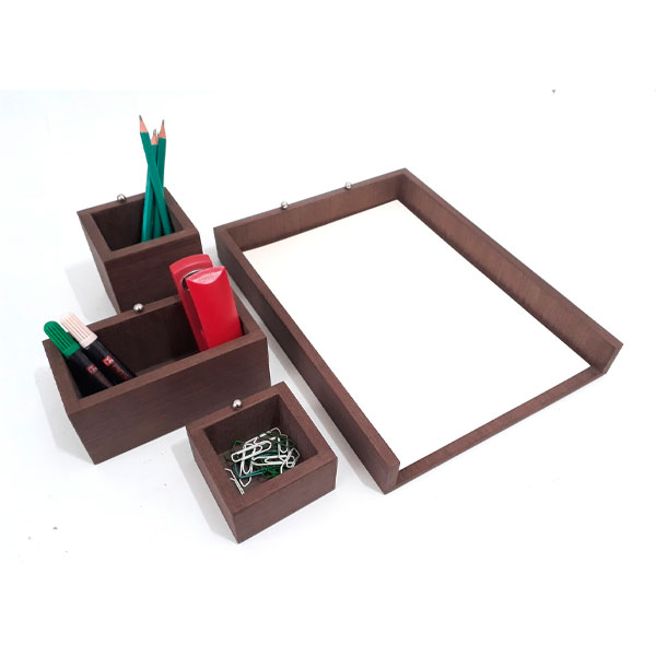 Conjunto Com 4 Peças Para Escritório