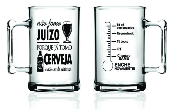 Copo de chopp personalizado