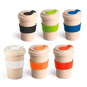 Copo para Viagem Fibra de Bambu Personalizado
