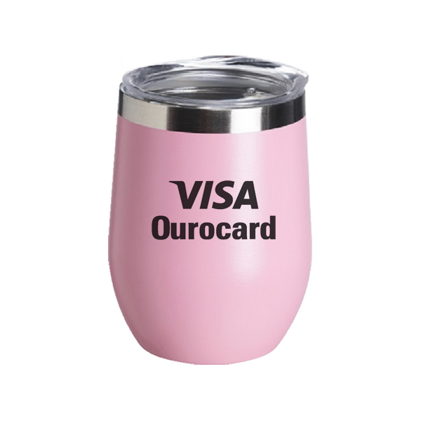 Copo térmico para viagem colorido personalizado brinde