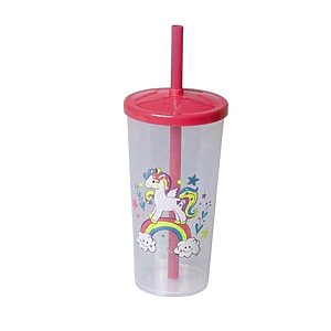 Copos Personalizados com Canudo Unicórnio