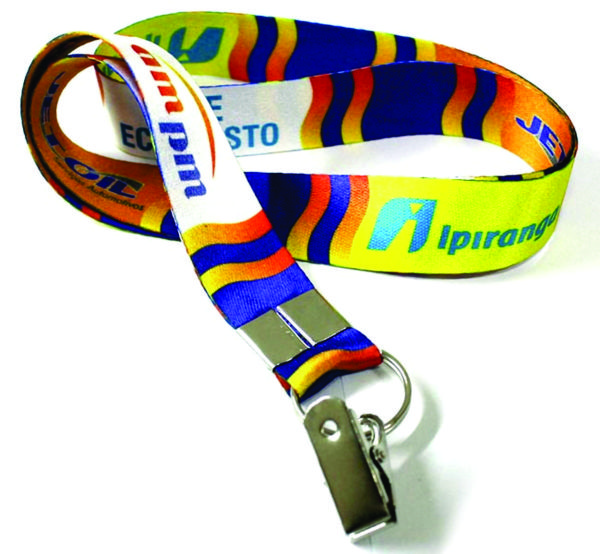 Cordinha para crachá personalizada