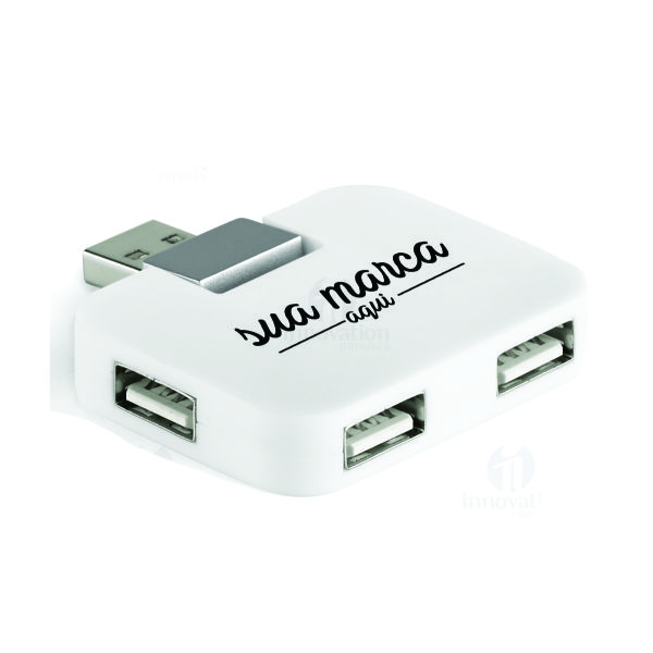 Hub usb carregador personalizado