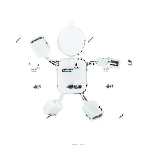Hub personalizado boneco