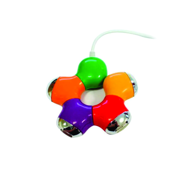 Hub usb colorido personalizado