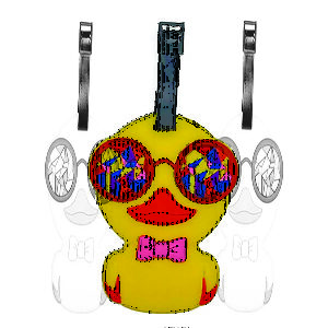 Identificador de bagagem emborrachado