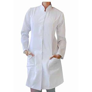 Jaleco Feminino Floral com botões na manga