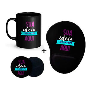 Kit Escritório Personalizado com Logo