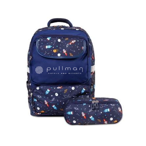 Kit Estojo e Mochila Promocional Personalizada