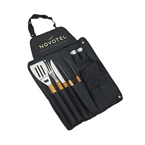 Kit de Churrasco com Avental Personalizado