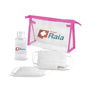 Kit de higiene pessoal álcool gel