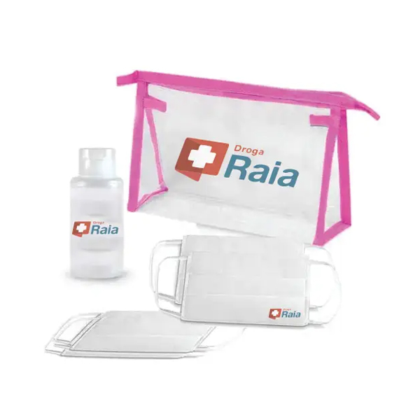 Kit de higiene pessoal álcool gel