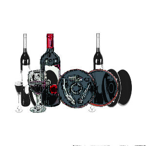 Kit home bar vinho