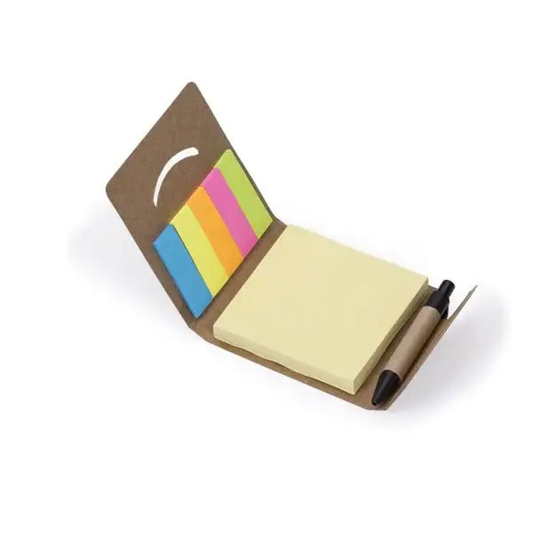 Mini Bloco Kraft Caneta
