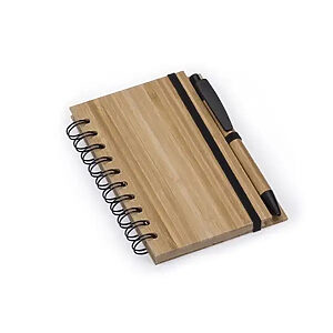 Mini Bloco Notas Bambu