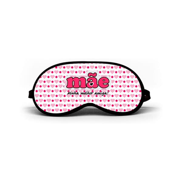 Mascara de Dormir Personalizada Dia Das Mães