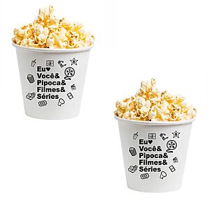 Mini Balde de Pipoca para Personalizar Brindes