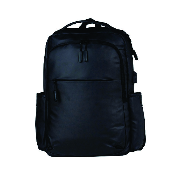 Mochila com Placa em Couro Sintético