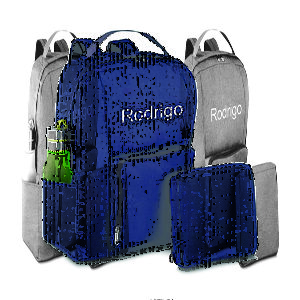 Mochila Dobrável de Nylon Personalizada com Nome