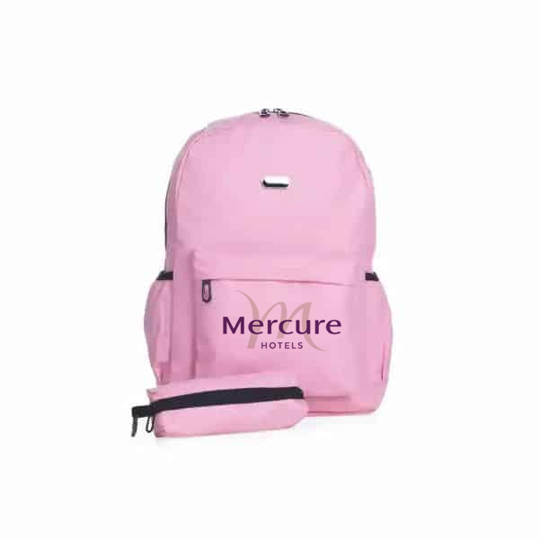 Mochila de Nylon com Estojo Personalizada