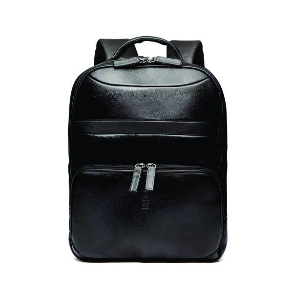 Mochila em Couro com Porta Cartão