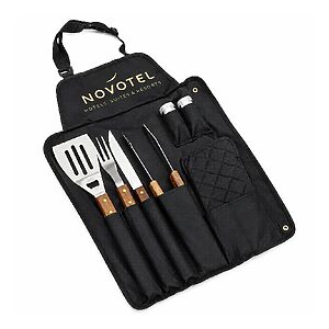 Kit de Churrasco com Avental Personalizado
